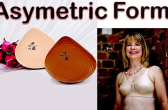 ABC Breast Forms - Flowable Back Classic Asymetric Form 10250