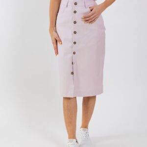 Women’s Midi Skirt Be Lenka Essentials – Light Lilac