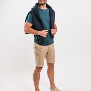 Men’s Round Neck T-shirt Be Lenka Essentials – Deep Ocean Blue