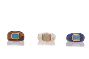 This beautiful, solid Tigers Eye Ring 