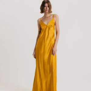 Maxi Silk Slip Dress