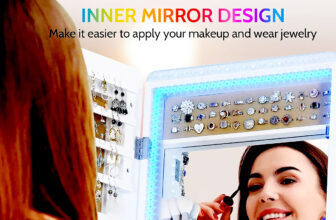 Standing Jewelry Mirror Cabinet
