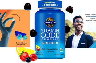 Garden of Life Men’s Multivitamin Gummy:Vitamins C,D,E,B&Zinc