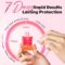 modelones Nail Strengthener, 8-in-One Nail Ridge Filler Base Coat