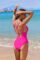 AI’MAGE Women’s One Piece Swimsuit 2025 Tummy Control Bathing Suit Slimming O