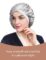 Silk Night Sleep Cap Adjustable Hair Wrap for Sleeping