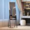 LVSOMT LED Standing Jewelry Mirror Cabinet