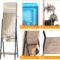 LVSOMT LED Standing Jewelry Mirror Cabinet