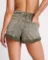 SALTY DOG ICON BANDITS HIGH WAIST DENIM SHORTS