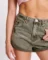 SALTY DOG ICON BANDITS HIGH WAIST DENIM SHORTS